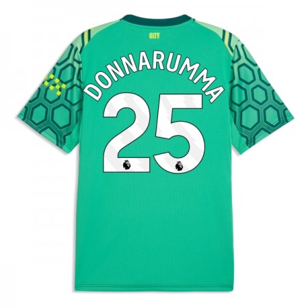 Jalkapallo Pelipaidat/Peliasut Manchester City Donnarumma 25 Maalivahti Kotipelipaita 2026-27 Vihreä