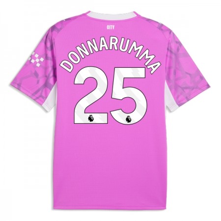 Jalkapallo Pelipaidat/Peliasut Manchester City Donnarumma 25 Maalivahti Vieraspelipaita 2026-27 Pinkki