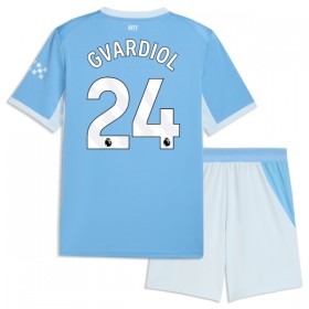 Jalkapallo Pelipaidat/Peliasut Manchester City Gvardiol 24 Lasten Kotipelipaita 2026-27