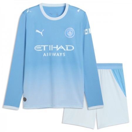 Jalkapallo Pelipaidat/Peliasut Manchester City Lasten Kotipelipaita 2026-27 Pitkähihainen