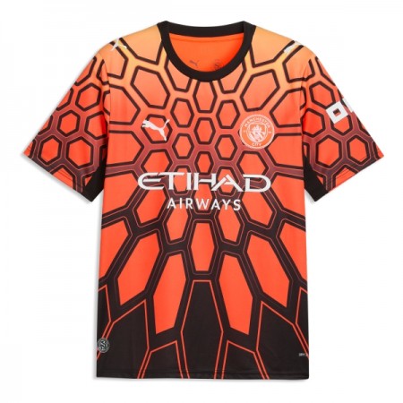 Jalkapallo Pelipaidat/Peliasut Manchester City Maalivahti Kolmaspelipaita 2026-27 Oranssi