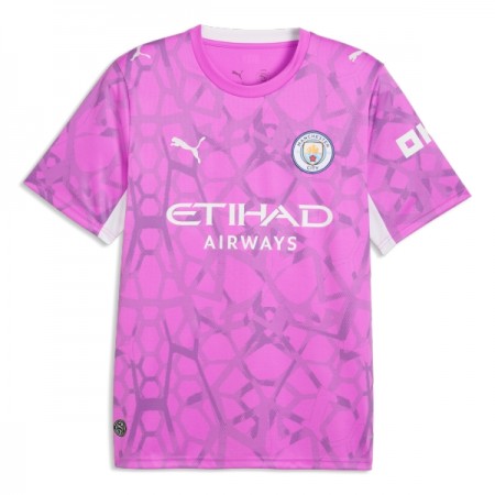 Jalkapallo Pelipaidat/Peliasut Manchester City Maalivahti Vieraspelipaita 2026-27 Pinkki