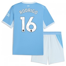 Jalkapallo Pelipaidat/Peliasut Manchester City Rodrigo 16 Lasten Kotipelipaita 2026-27