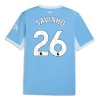 Jalkapallo Pelipaidat/Peliasut Manchester City Savinho 26 Kotipelipaita 2026-27