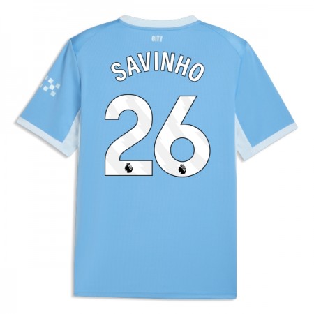 Jalkapallo Pelipaidat/Peliasut Manchester City Savinho 26 Kotipelipaita 2026-27