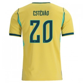 Jalkapallo Pelipaidat/Peliasut Brasilia Estevao 20 Kotipelipaita Mm-Kisat 2026