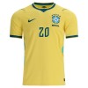 Jalkapallo Pelipaidat/Peliasut Brasilia Estevao 20 Kotipelipaita Mm-Kisat 2026