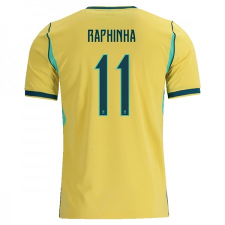 Jalkapallo Pelipaidat/Peliasut Brasilia Raphinha 11 Kotipelipaita Mm-Kisat 2026