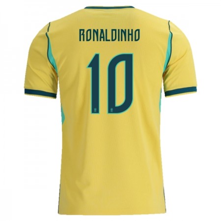 Jalkapallo Pelipaidat/Peliasut Brasilia Ronaldinho 10 Kotipelipaita Mm-Kisat 2026