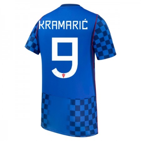 Jalkapallo Pelipaidat/Peliasut Kroatia Kramaric 9 Vieraspelipaita Mm-Kisat 2026 Jalkapallo Pelipaidat/Peliasut Kroatia Kramaric 9 Vieraspelipaita Mm-Kisat 2026