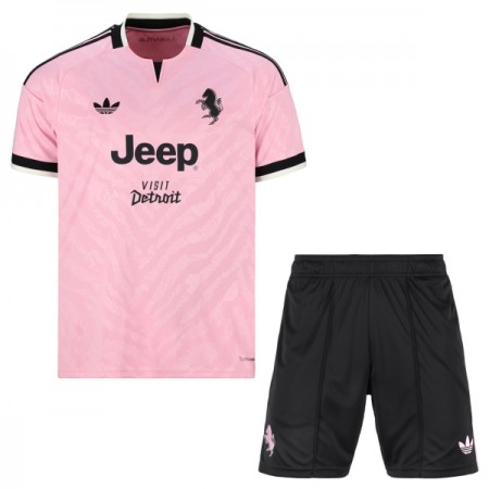 Jalkapallo Pelipaidat/Peliasut Juventus Lasten Vieraspelipaita 2026-27 Jalkapallo Pelipaidat/Peliasut Juventus Lasten Vieraspelipaita 2026-27