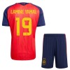Jalkapallo Pelipaidat/Peliasut Espanja 2 Stars Lamine Yamal 19 Lasten Kotipelipaita Mm-Kisat 2026