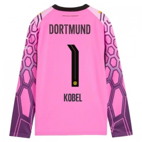 Jalkapallo Pelipaidat/Peliasut Borussia Dortmund Kobel 1 Maalivahti Vieraspelipaita 2026-27 Pinkki Pitkähihainen