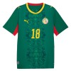 Jalkapallo Pelipaidat/Peliasut Senegal Sarr 18 Vieraspelipaita Mm-Kisat 2026