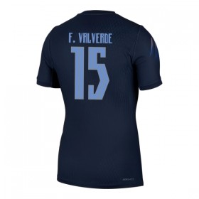 Jalkapallo Pelipaidat/Peliasut Uruguay Federico Valverde 15 Vieraspelipaita Mm-Kisat 2026