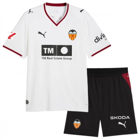 Jalkapallo Pelipaidat/Peliasut Valencia CF Lasten Kotipelipaita 2026-27 Jalkapallo Pelipaidat/Peliasut Valencia CF Lasten Kotipelipaita 2026-27