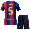 Jalkapallo Pelipaidat/Peliasut FC Barcelona Cubarsi 5 Lasten Kotipelipaita 2026-27