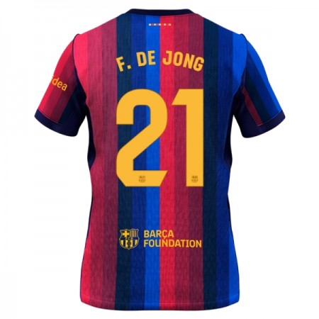 Jalkapallo Pelipaidat/Peliasut FC Barcelona Frenkie de Jong 21 Kotipelipaita 2026-27
