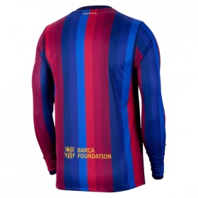 Jalkapallo Pelipaidat/Peliasut FC Barcelona Lasten Kotipelipaita 2026-27 Pitkähihainen