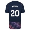 Jalkapallo Pelipaidat/Peliasut Tottenham Hotspur Kudus 20 Lasten Vieraspelipaita 2026-27