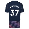 Jalkapallo Pelipaidat/Peliasut Tottenham Hotspur Van De Ven 37 Vieraspelipaita 2026-27