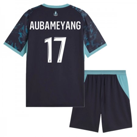 Jalkapallo Pelipaidat/Peliasut Olympique de Marseille Aubameyang 17 Lasten Vieraspelipaita 2026-27
