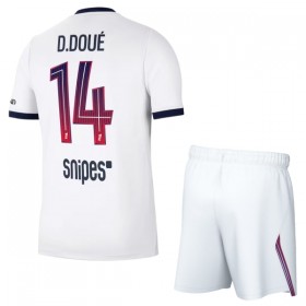 Jalkapallo Pelipaidat/Peliasut Paris Saint-Germain Desire Doue 14 Lasten Vieraspelipaita 2026-27