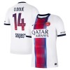 Jalkapallo Pelipaidat/Peliasut Paris Saint-Germain Desire Doue 14 Vieraspelipaita 2026-27