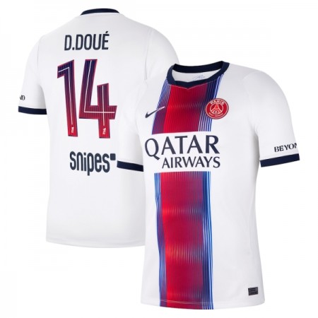 Jalkapallo Pelipaidat/Peliasut Paris Saint-Germain Desire Doue 14 Vieraspelipaita 2026-27