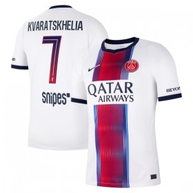 Jalkapallo Pelipaidat/Peliasut Paris Saint-Germain Kvaratskhelia 7 Vieraspelipaita 2026-27