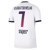 Jalkapallo Pelipaidat/Peliasut Paris Saint-Germain Kvaratskhelia 7 Vieraspelipaita 2026-27