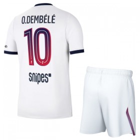 Jalkapallo Pelipaidat/Peliasut Paris Saint-Germain O. Dembele 10 Lasten Vieraspelipaita 2026-27