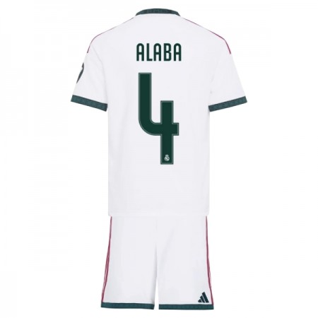 Jalkapallo Pelipaidat/Peliasut Real Madrid Alaba 4 Lasten Kotipelipaita 2026-27 Jalkapallo Pelipaidat/Peliasut Real Madrid Alaba 4 Lasten Kotipelipaita 2026-27