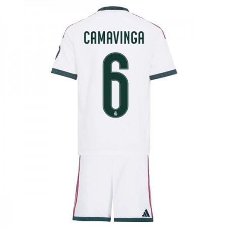 Jalkapallo Pelipaidat/Peliasut Real Madrid Camavinga 6 Lasten Kotipelipaita 2026-27