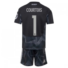 Jalkapallo Pelipaidat/Peliasut Real Madrid Courtois 1 Maalivahti Lasten Kotipelipaita 2026-27
