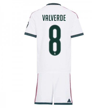Jalkapallo Pelipaidat/Peliasut Real Madrid Valverde 8 Lasten Kotipelipaita 2026-27 Jalkapallo Pelipaidat/Peliasut Real Madrid Valverde 8 Lasten Kotipelipaita 2026-27