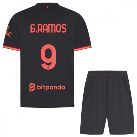 Jalkapallo Pelipaidat/Peliasut AC Milan G. Ramos 9 Lasten Kolmaspelipaita 2026-27 Jalkapallo Pelipaidat/Peliasut AC Milan G. Ramos 9 Lasten Kolmaspelipaita 2026-27