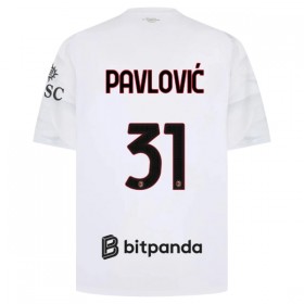 Jalkapallo Pelipaidat/Peliasut AC Milan Pavlovic 31 Vieraspelipaita 2026-27