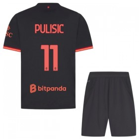 Jalkapallo Pelipaidat/Peliasut AC Milan Pulisic 11 Lasten Kolmaspelipaita 2026-27