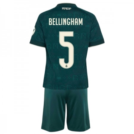 Jalkapallo Pelipaidat/Peliasut Real Madrid Bellingham 5 Lasten Vieraspelipaita 2026-27 Jalkapallo Pelipaidat/Peliasut Real Madrid Bellingham 5 Lasten Vieraspelipaita 2026-27