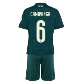 Jalkapallo Pelipaidat/Peliasut Real Madrid Camavinga 6 Lasten Vieraspelipaita 2026-27
