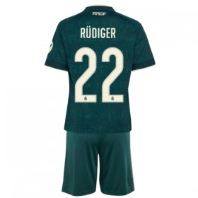 Jalkapallo Pelipaidat/Peliasut Real Madrid Rudiger 22 Lasten Vieraspelipaita 2026-27
