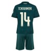 Jalkapallo Pelipaidat/Peliasut Real Madrid Tchouameni 14 Lasten Vieraspelipaita 2026-27 Jalkapallo Pelipaidat/Peliasut Real Madrid Tchouameni 14 Lasten Vieraspelipaita 2026-27