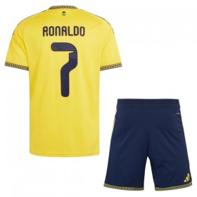 Jalkapallo Pelipaidat/Peliasut Al Nassr Ronaldo 7 Lasten Kotipelipaita 2026-27
