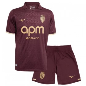 Jalkapallo Pelipaidat/Peliasut AS Monaco Lasten Vieraspelipaita 2026-27