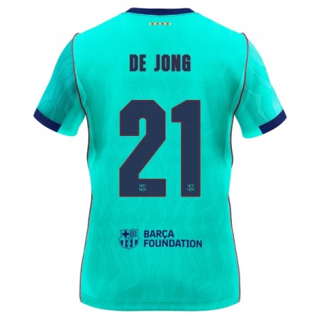 Jalkapallo Pelipaidat/Peliasut FC Barcelona Frenkie de Jong 21 Kolmaspelipaita 2026-27 Jalkapallo Pelipaidat/Peliasut FC Barcelona Frenkie de Jong 21 Kolmaspelipaita 2026-27
