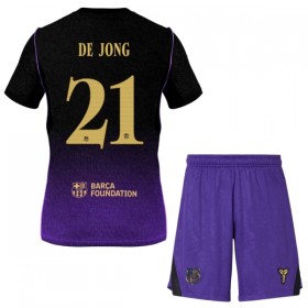 Jalkapallo Pelipaidat/Peliasut FC Barcelona Frenkie de Jong 21 Lasten Vieraspelipaita 2026-27