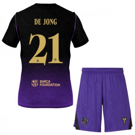 Jalkapallo Pelipaidat/Peliasut FC Barcelona Frenkie de Jong 21 Lasten Vieraspelipaita 2026-27 Jalkapallo Pelipaidat/Peliasut FC Barcelona Frenkie de Jong 21 Lasten Vieraspelipaita 2026-27