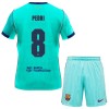 Jalkapallo Pelipaidat/Peliasut FC Barcelona Pedri 8 Lasten Kolmaspelipaita 2026-27 Jalkapallo Pelipaidat/Peliasut FC Barcelona Pedri 8 Lasten Kolmaspelipaita 2026-27