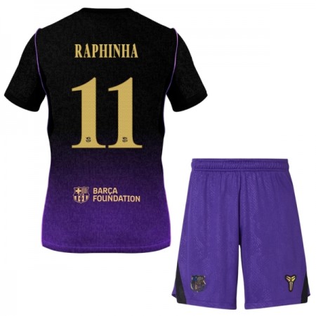 Jalkapallo Pelipaidat/Peliasut FC Barcelona Raphinha 11 Lasten Vieraspelipaita 2026-27 Jalkapallo Pelipaidat/Peliasut FC Barcelona Raphinha 11 Lasten Vieraspelipaita 2026-27